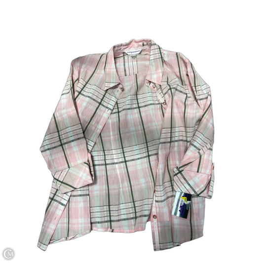 Top Long Sleeve By Allison Daley In Pink, Size: S