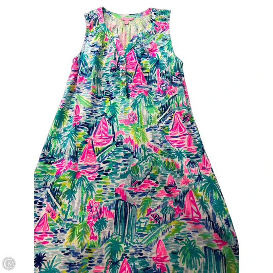 Dress Designer By Lilly Pulitzer In Blue, Size: M
