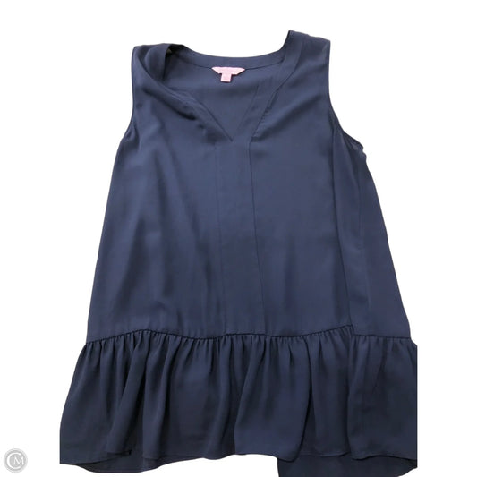Top Sleeveless Designer By Lilly Pulitzer In Blue, Size: S