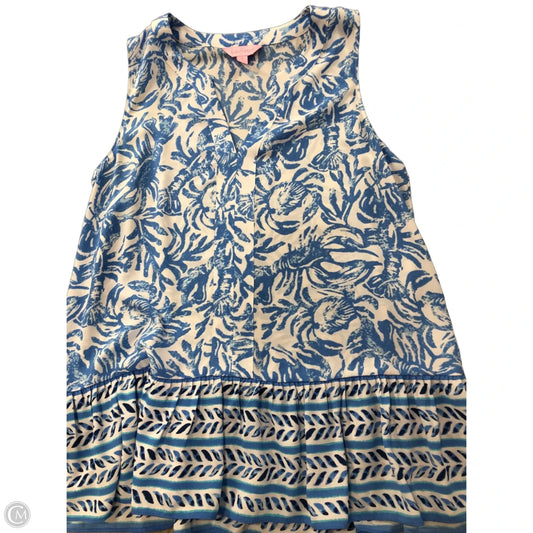 Top Sleeveless Designer By Lilly Pulitzer In Blue, Size: S