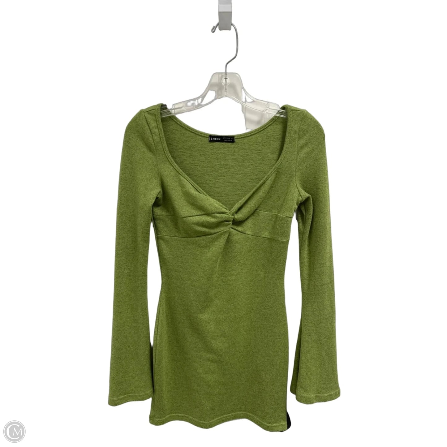 Dress Casual Midi By Shein In Green, Size: Xs