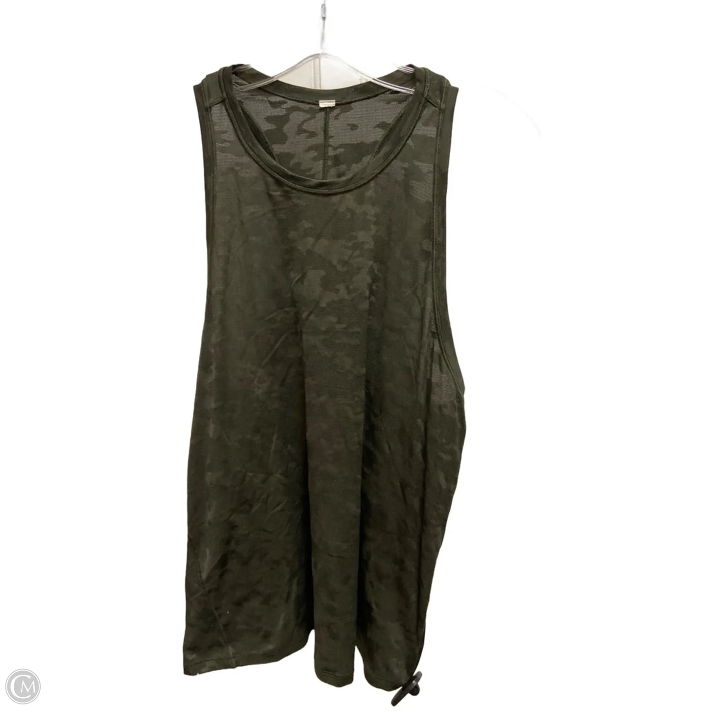 Athletic Tank Top By Lululemon In Green, Size: M