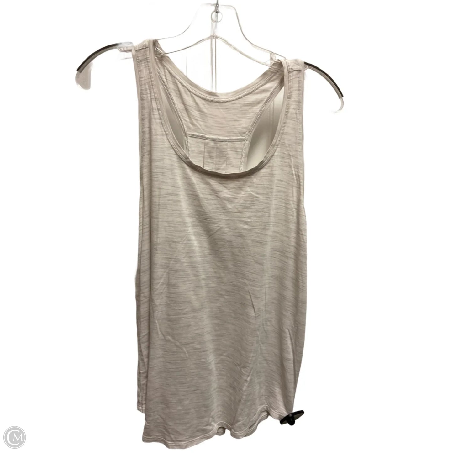 Athletic Tank Top By Lululemon In White, Size: M
