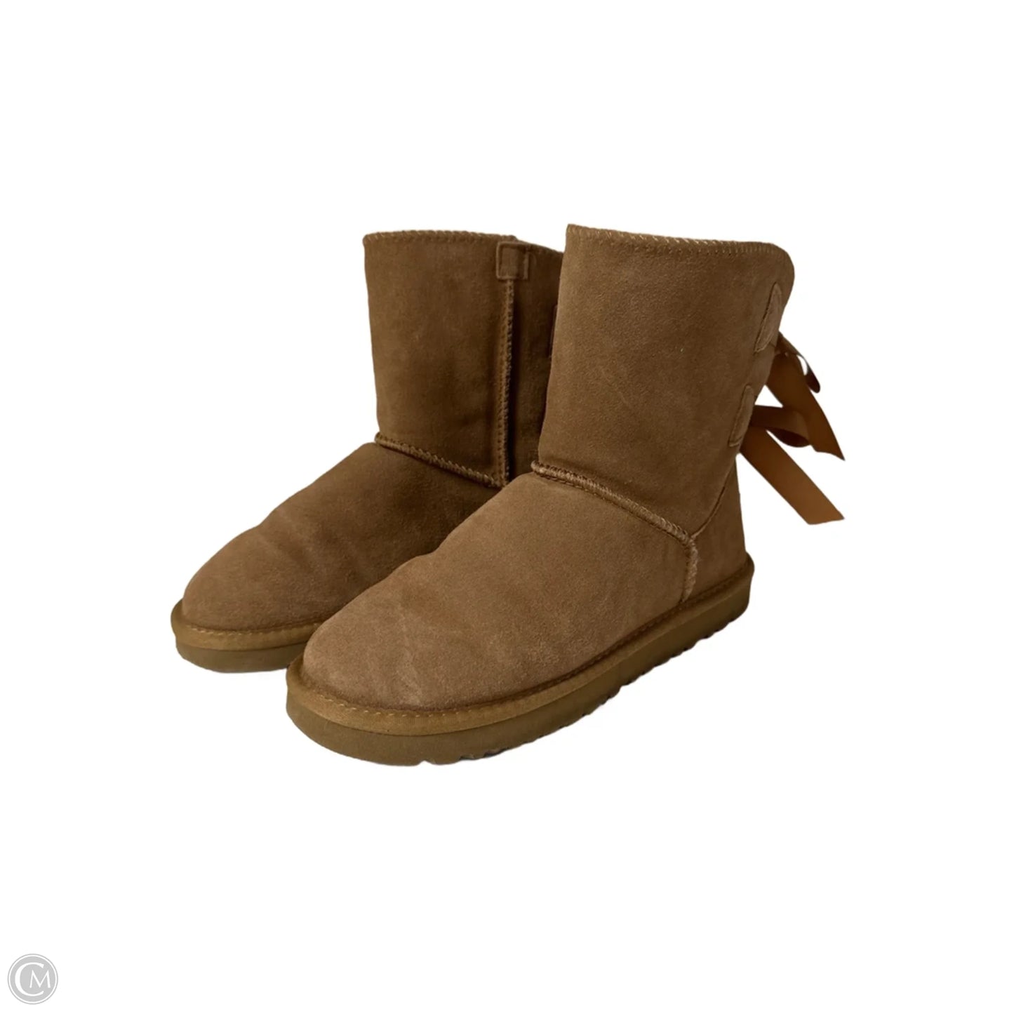 Boots Designer By Ugg In Brown, Size: 7