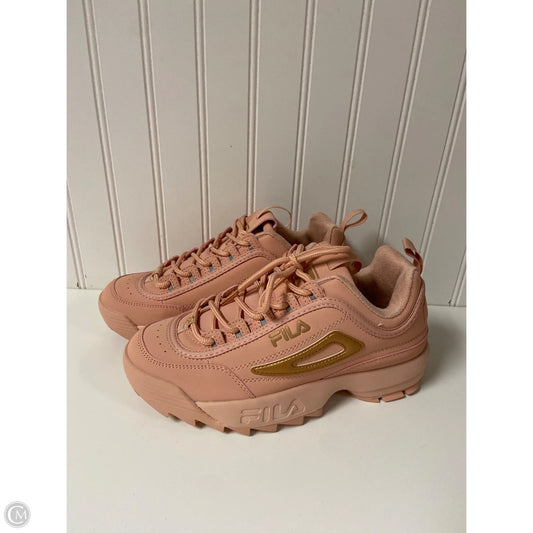 Shoes Sneakers By Fila In Pink, Size: 8