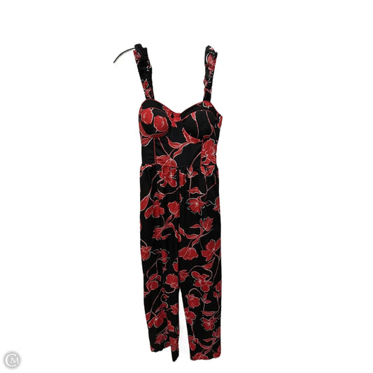 Jumpsuit By Clothes Mentor In Black & Red, Size: M