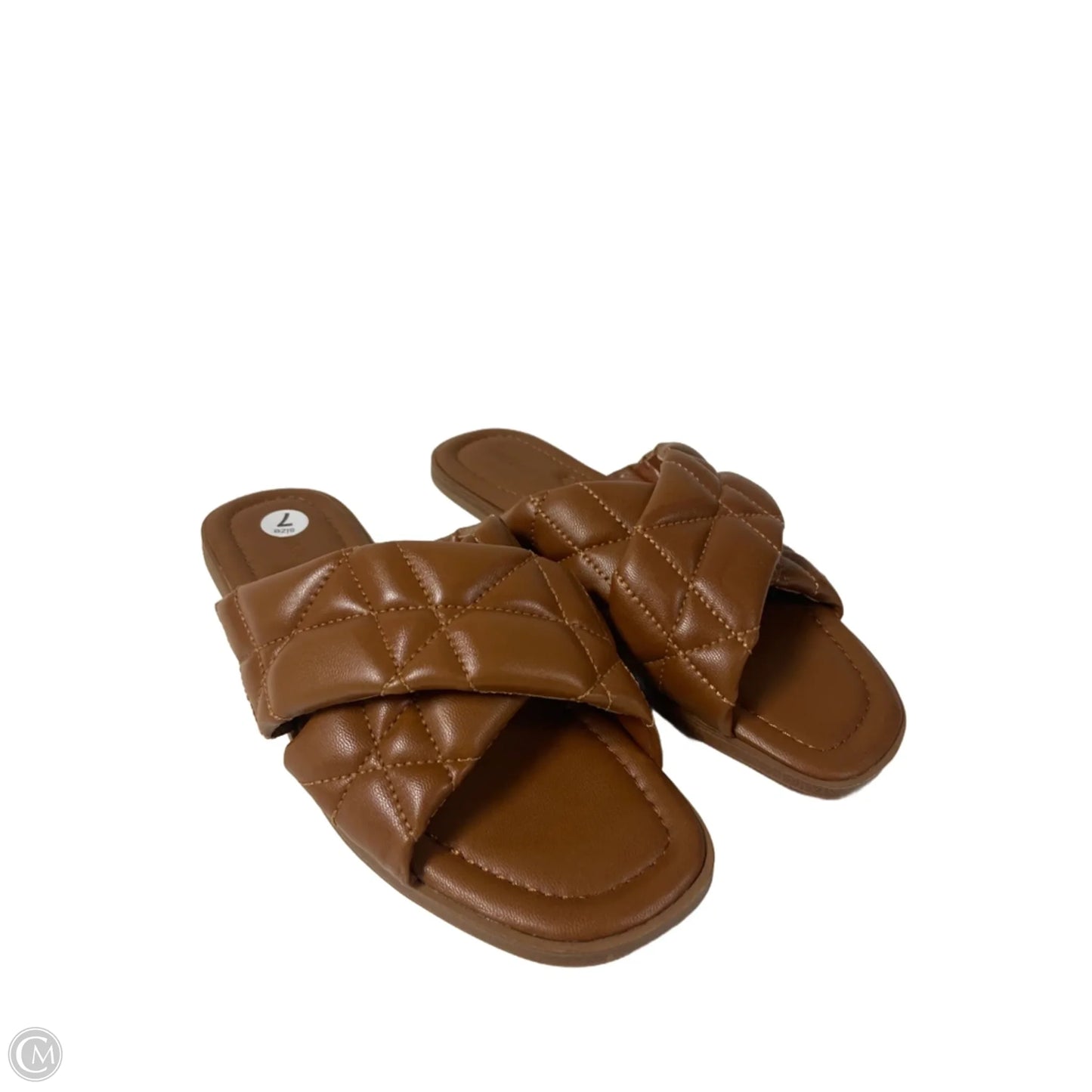 Sandals Flats By Forever 21 In Brown, Size: 7