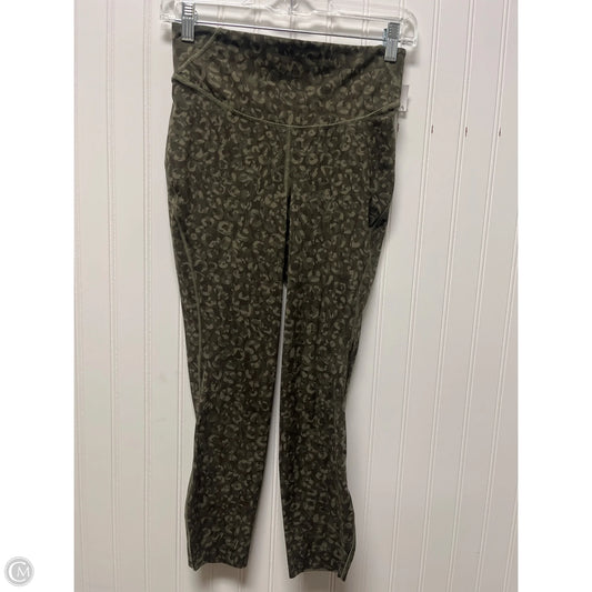 Athletic Leggings Capris By Lululemon In Animal Print, Size: S