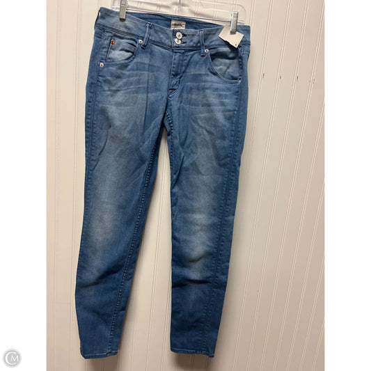 Jeans Skinny By Hudson In Blue Denim, Size: 10