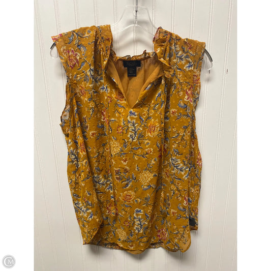 Top Sleeveless By Rachel Roy In Tan, Size: Xl