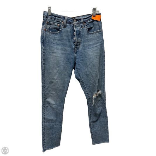 Jeans Skinny By Levis In Blue, Size: 6