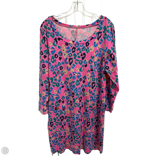 Dress Designer By Lilly Pulitzer In Blue & Pink, Size: Xl