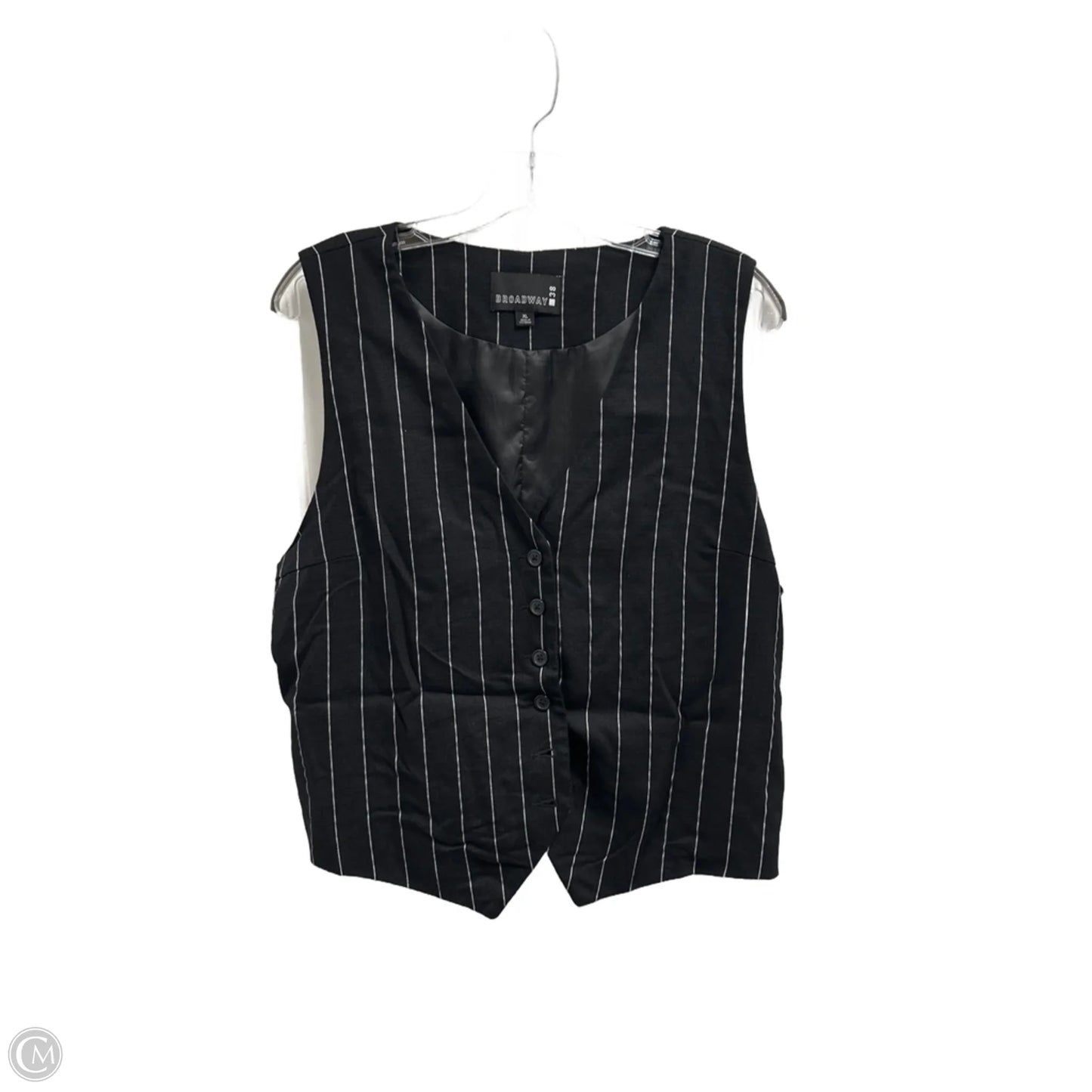 Vest Other By Clothes Mentor In Black, Size: Xl