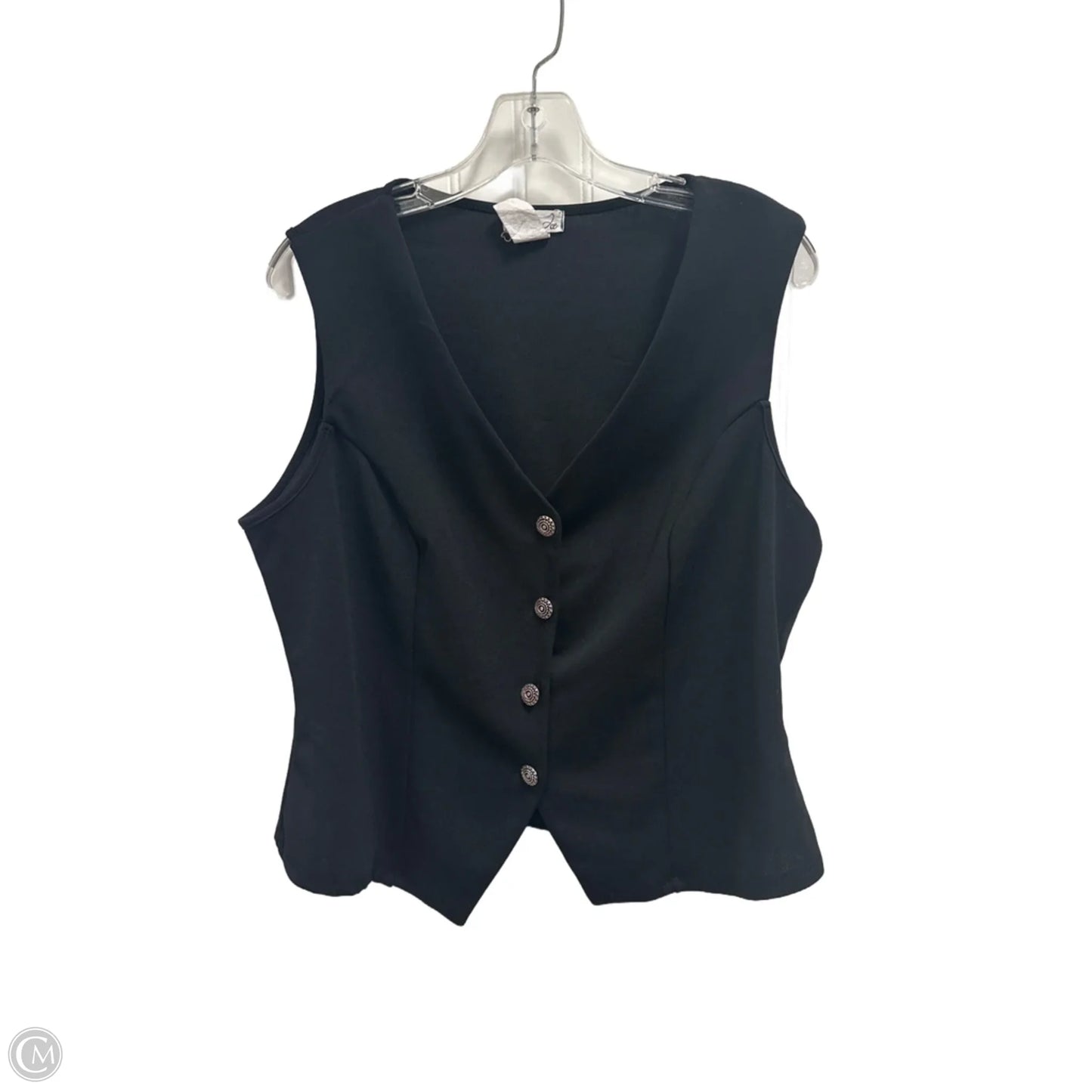 Vest Other By Clothes Mentor In Black, Size: Xl