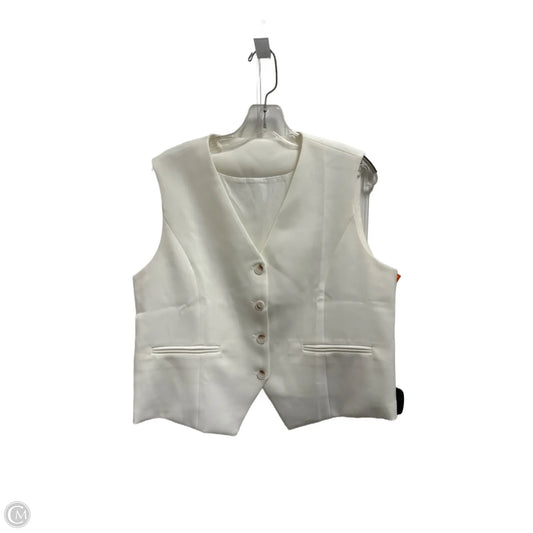 Vest Other By Clothes Mentor In White, Size: Xl
