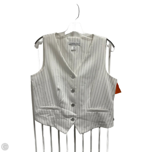 Vest Other By Clothes Mentor In White, Size: L