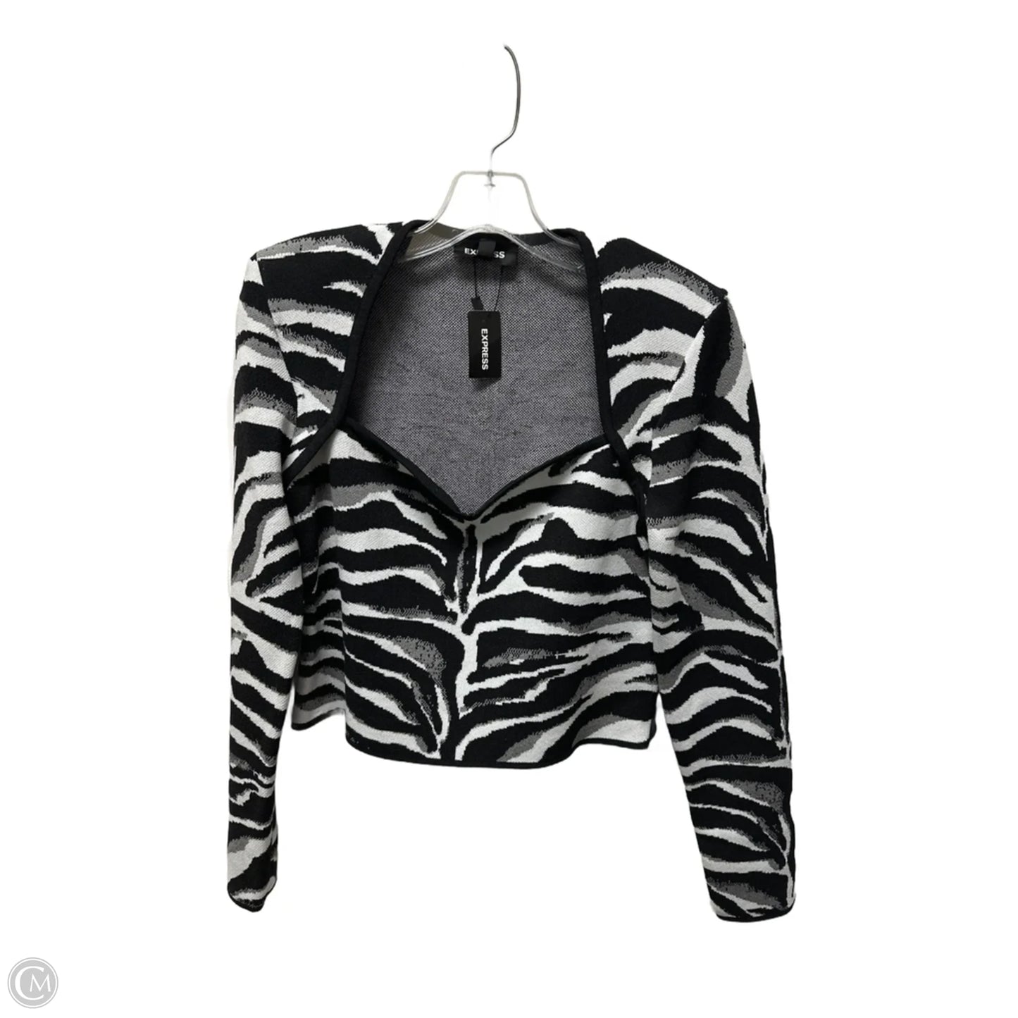 Top Long Sleeve By Express In Black, Size: M