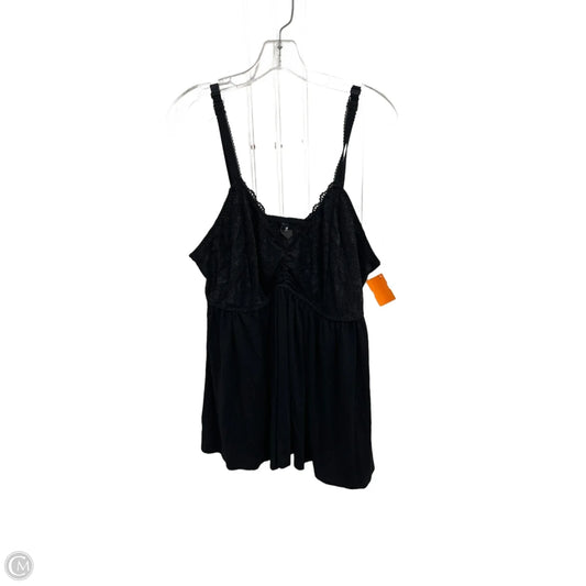 Top Sleeveless By Torrid In Black, Size: 3x