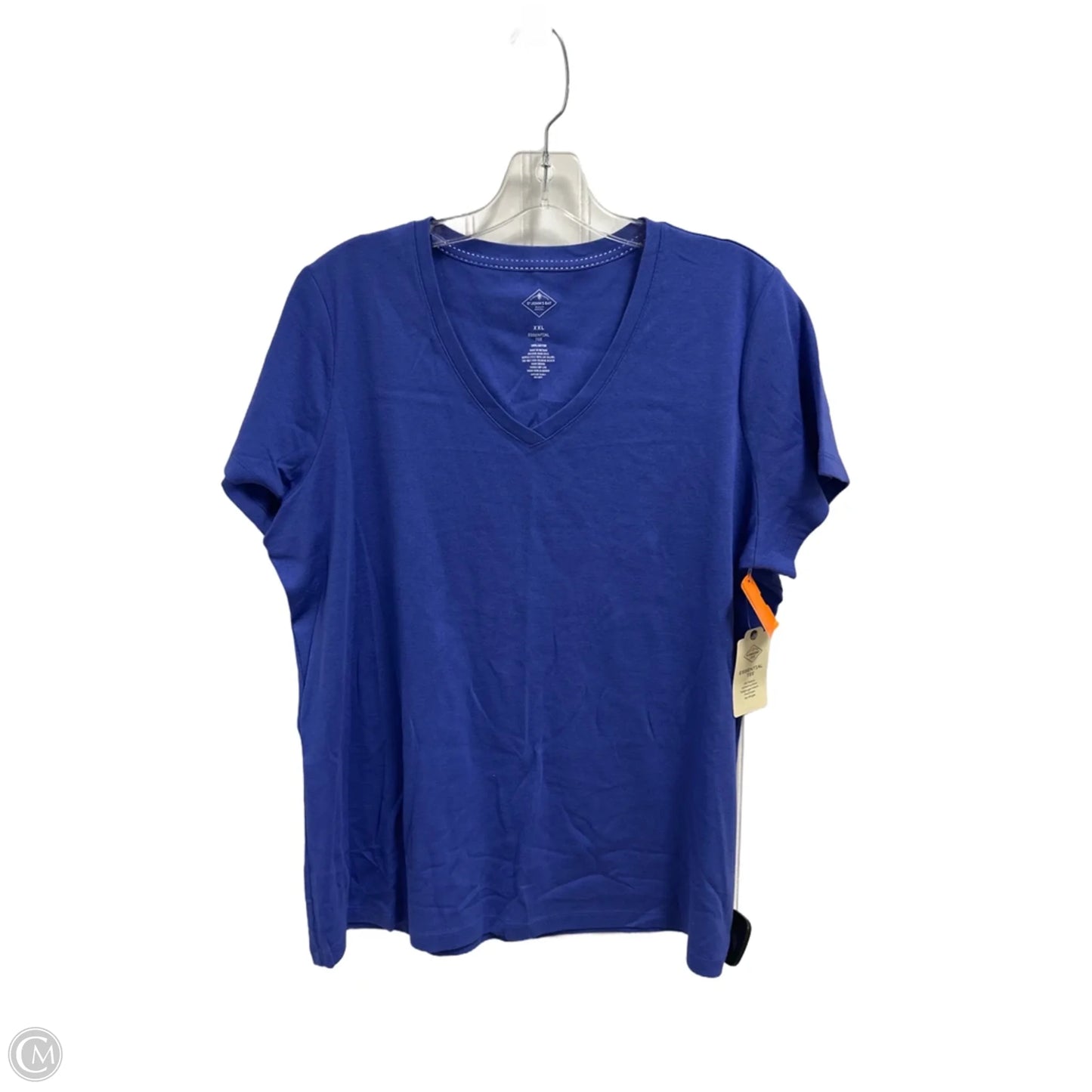 Top Short Sleeve By St Johns Bay In Blue, Size: Xxl