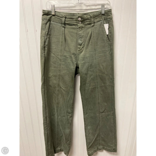 Jeans Flared By Paige In Green, Size: 10