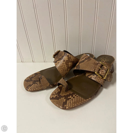 Shoes Heels Block By Vince Camuto In Brown, Size: 9.5