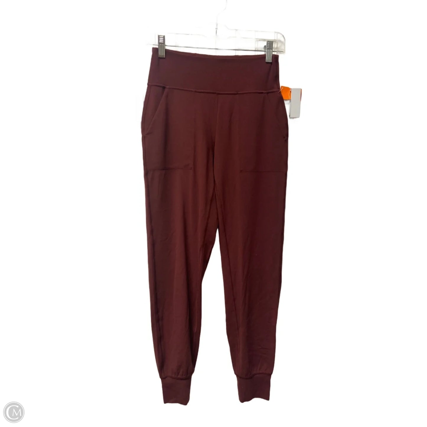 Athletic Leggings By Lululemon In Red, Size: M