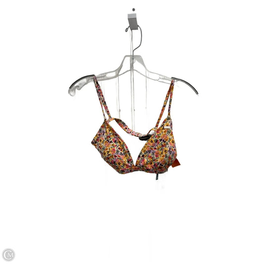Swimsuit Top By Roxy In Floral Print, Size: L