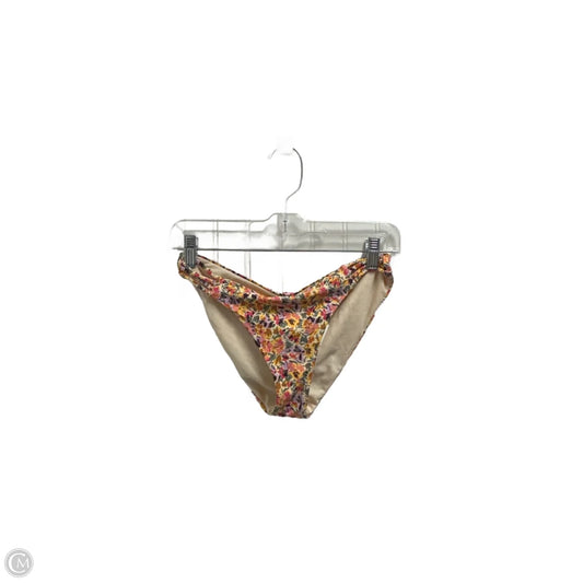 Swimsuit Bottom By Roxy In Floral Print, Size: M