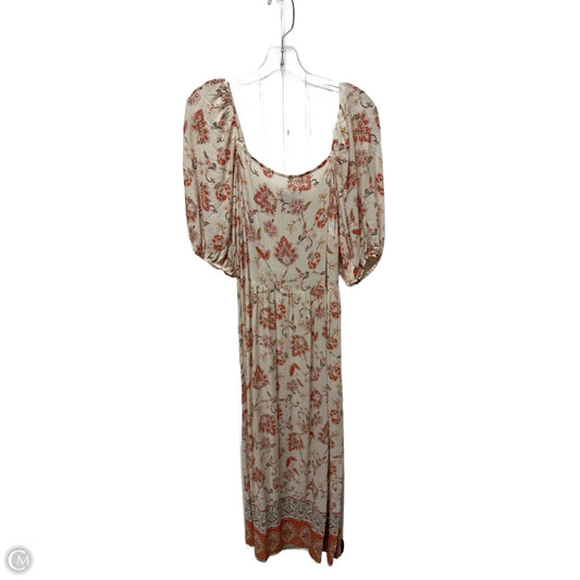 Dress Casual Maxi By F&f In Floral Print, Size: L