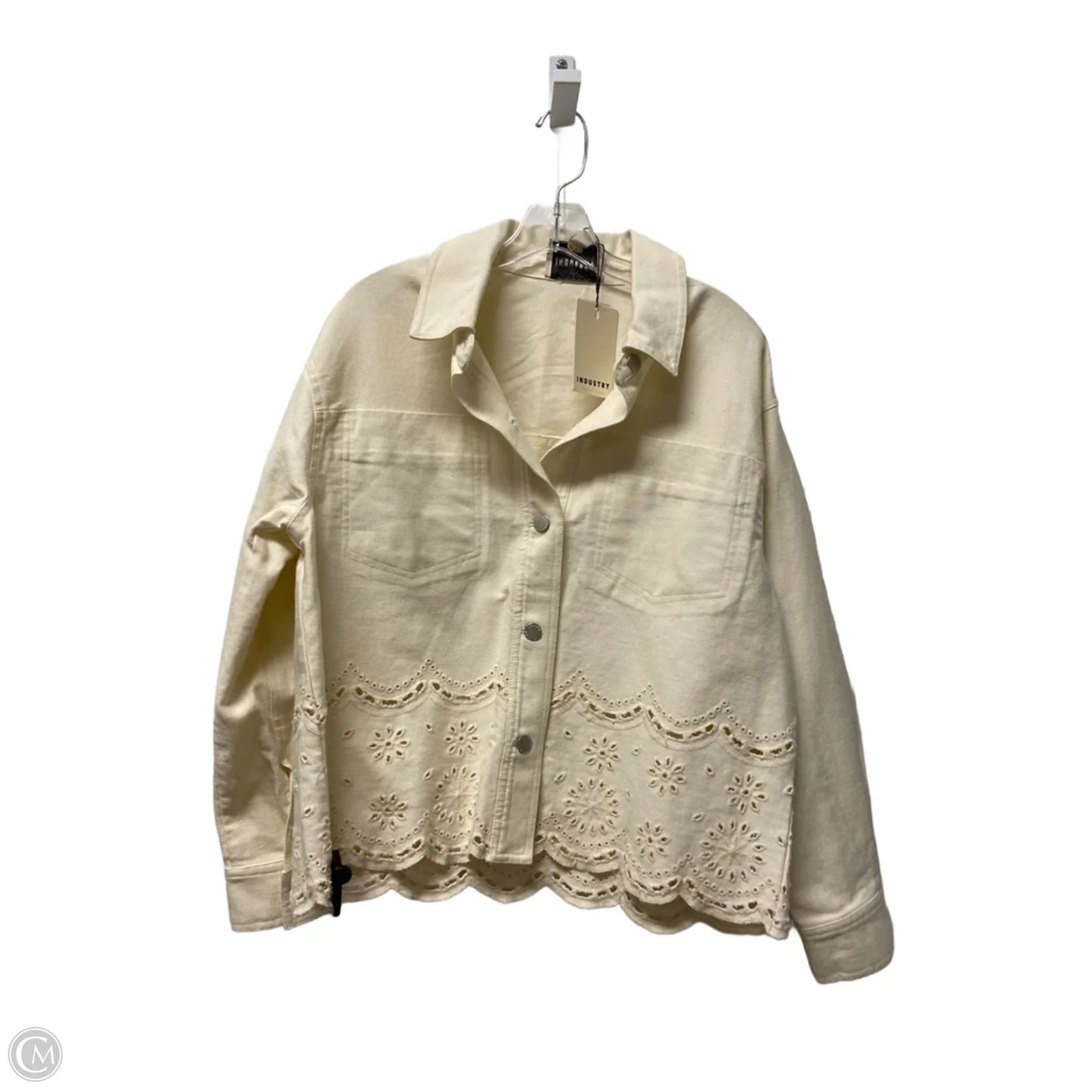 Jacket Denim By Industry In Brown, Size: S