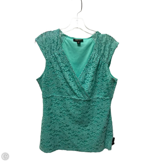 Top Sleeveless By Thalia Sodi In Teal, Size: L
