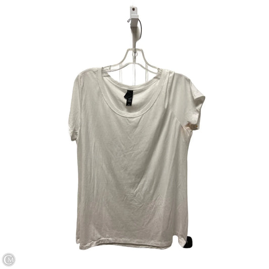 Top Short Sleeve By Hanes In White, Size: Xl