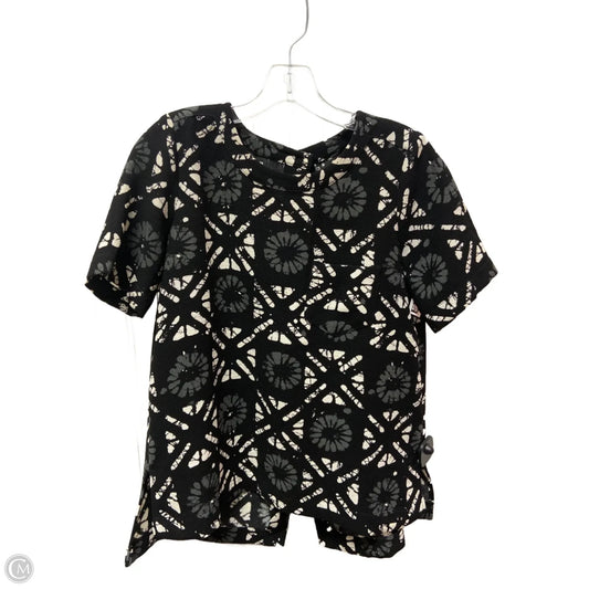 Top Short Sleeve By Madewell In Black, Size: Xs