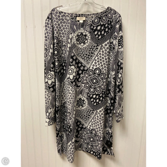Dress Casual Midi By Loft In Black, Size: L