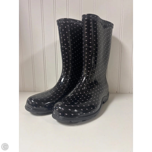 Boots Rain By Clothes Mentor In Black, Size: 7