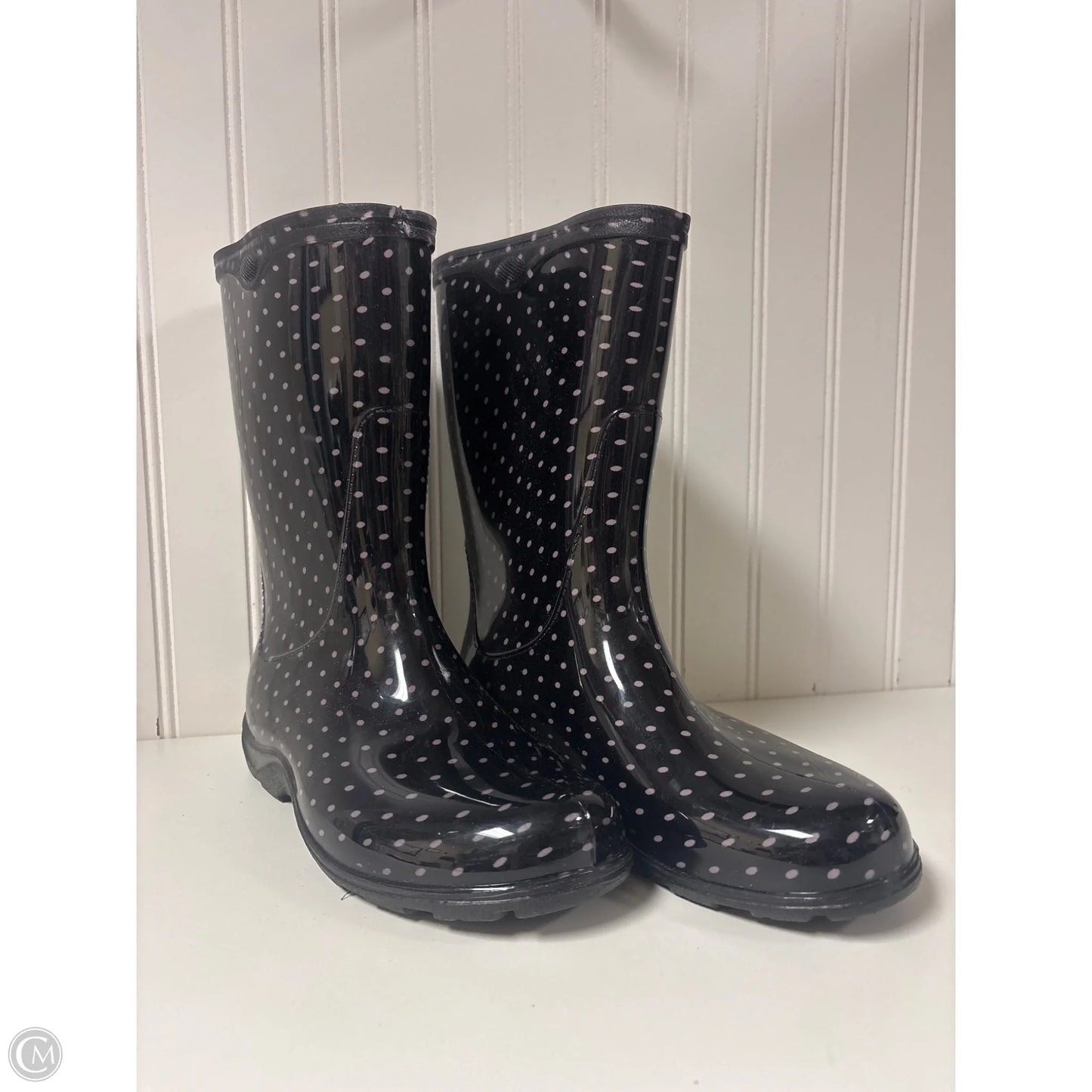 Boots Rain By Clothes Mentor In Black, Size: 7