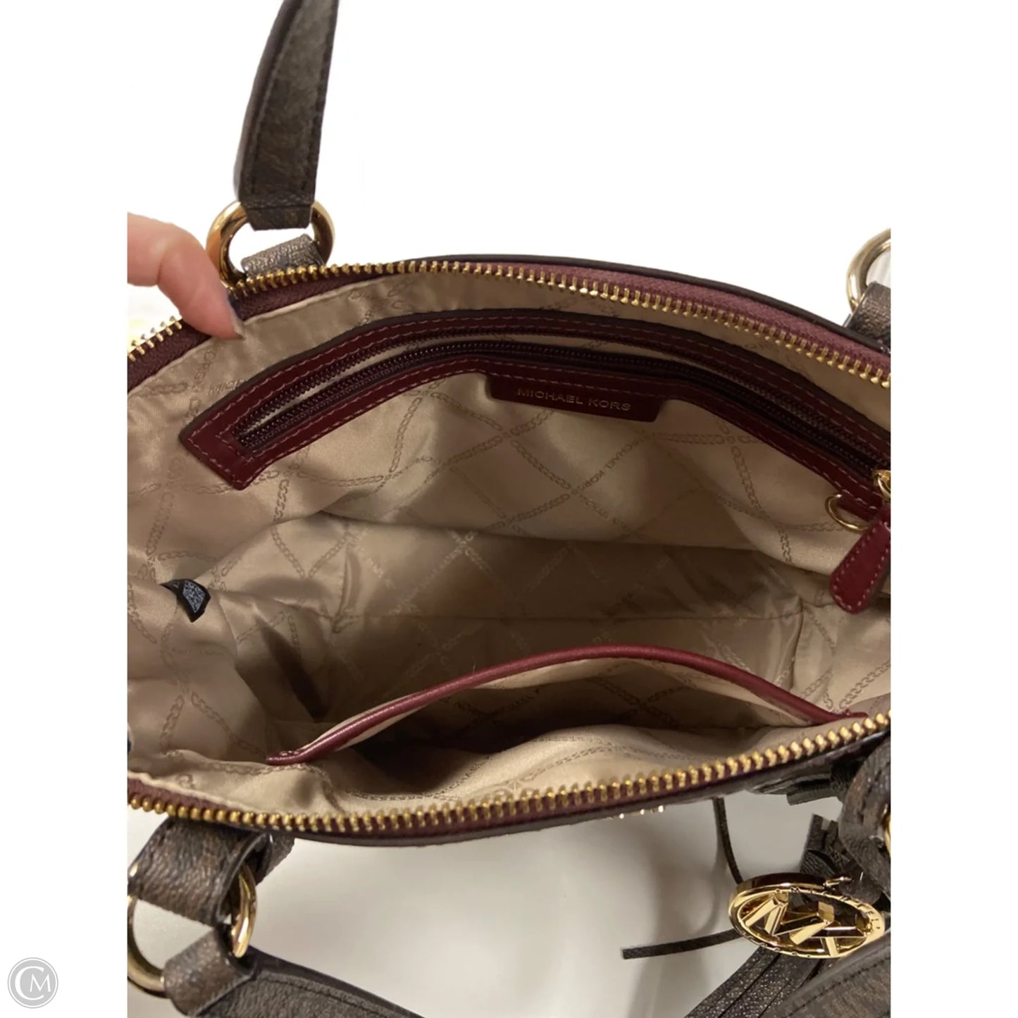 Handbag Designer By Michael Kors, Size: Medium