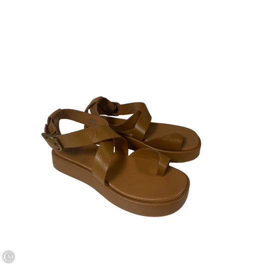 Sandals Flats By Caslon In Brown, Size: 7.5