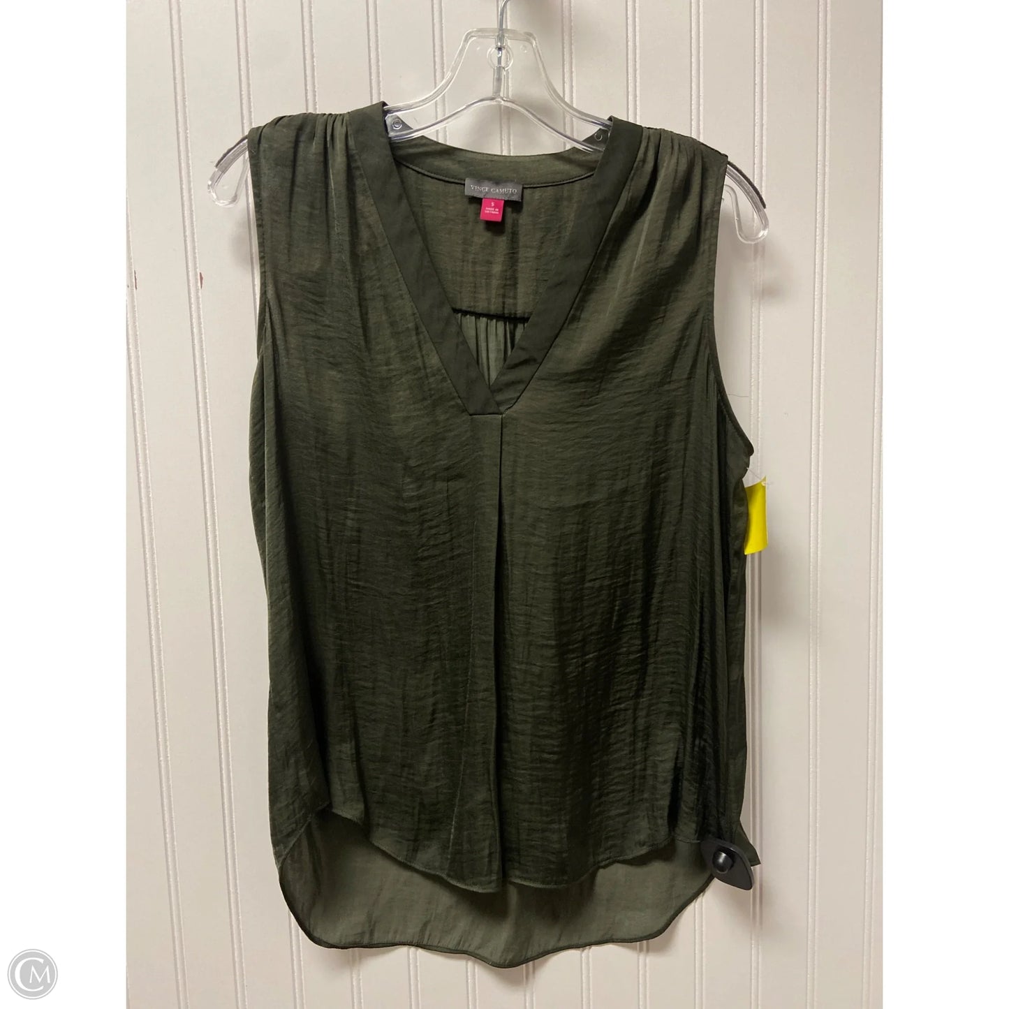 Top Sleeveless By Vince Camuto In Green, Size: S