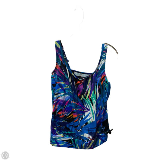 Swimsuit Top By Clothes Mentor In Multi-colored, Size: L
