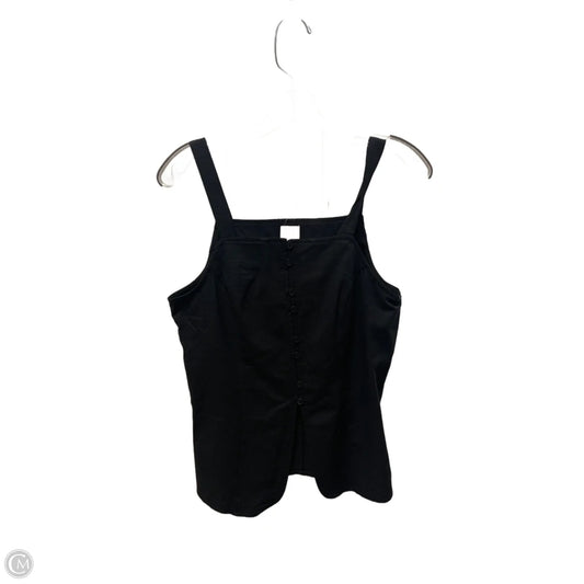 Top Sleeveless By A New Day In Black, Size: S