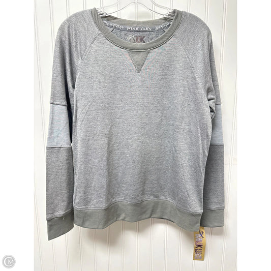 Top Long Sleeve By Muk Luks In Grey, Size: S