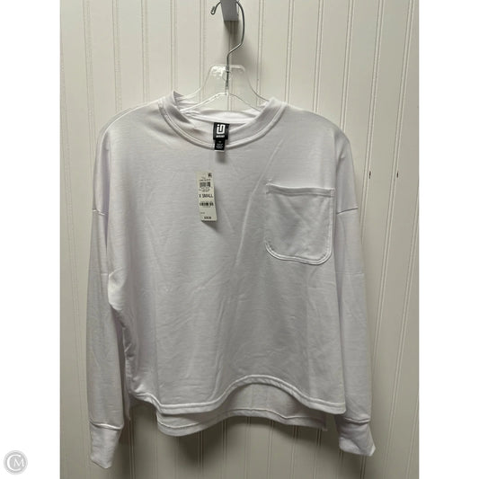 Top Long Sleeve By Ideology In White, Size: Xs