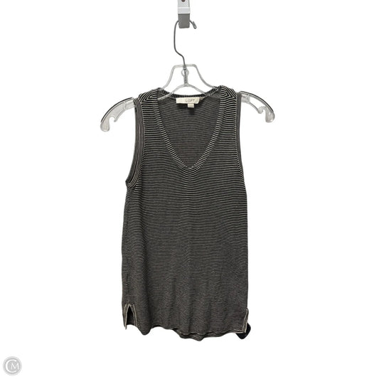 Top Sleeveless By Loft In Striped Pattern, Size: Xxs