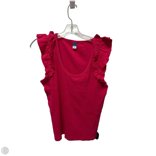 Top Sleeveless By Old Navy In Pink, Size: L