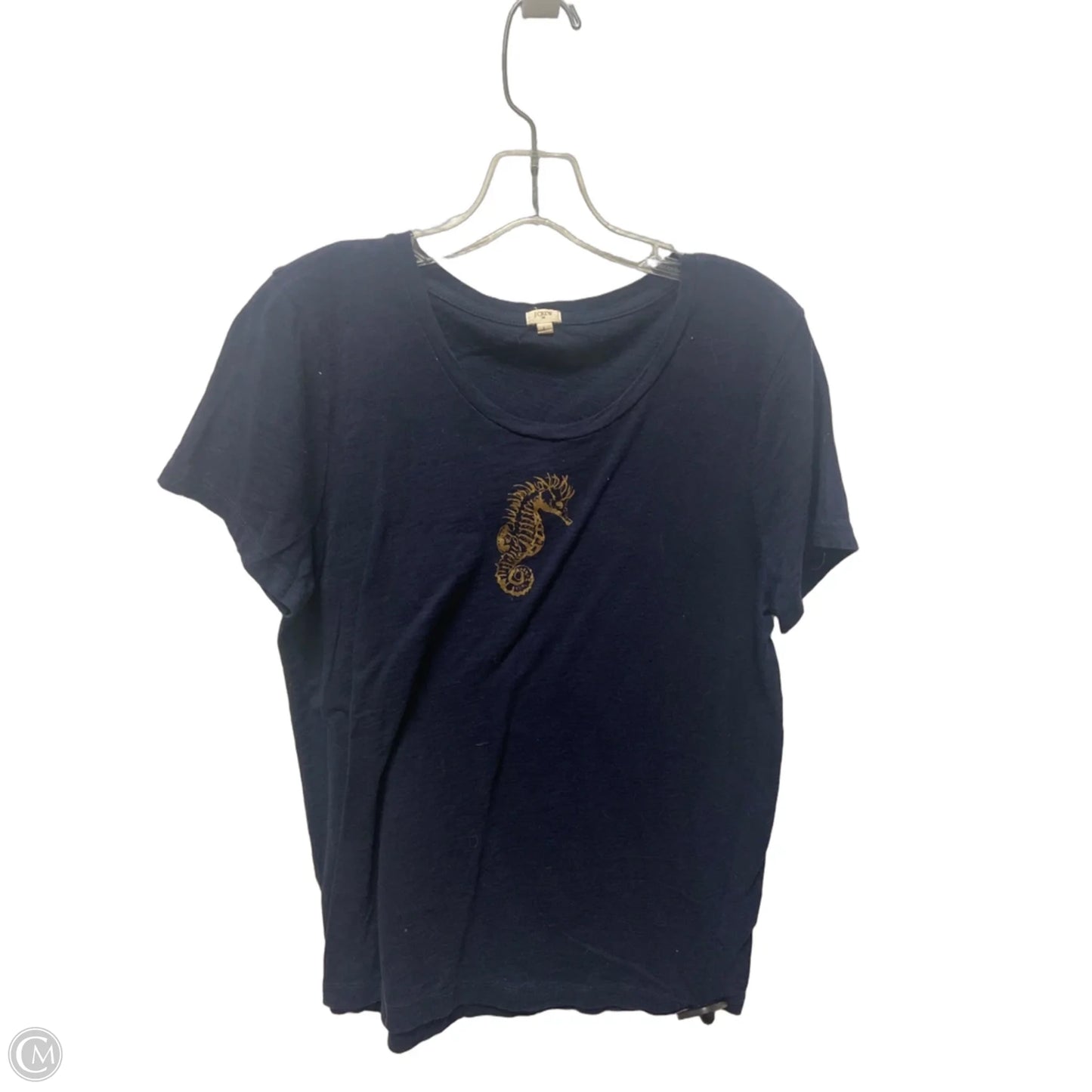 Top Short Sleeve By J. Crew In Blue, Size: L