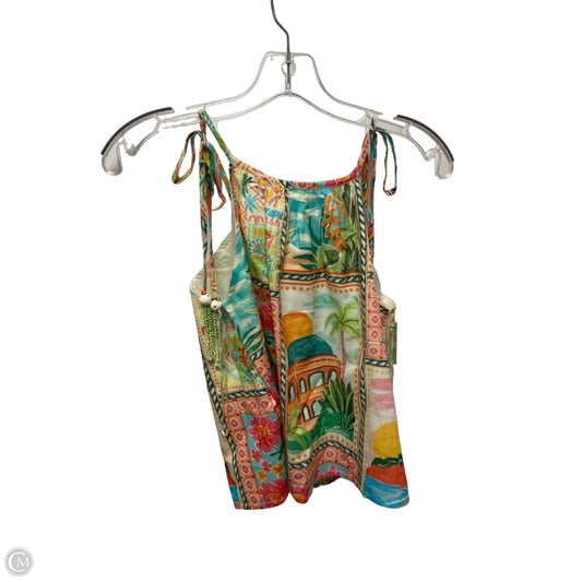 Top Sleeveless By Bila In Multi-colored, Size: Xs