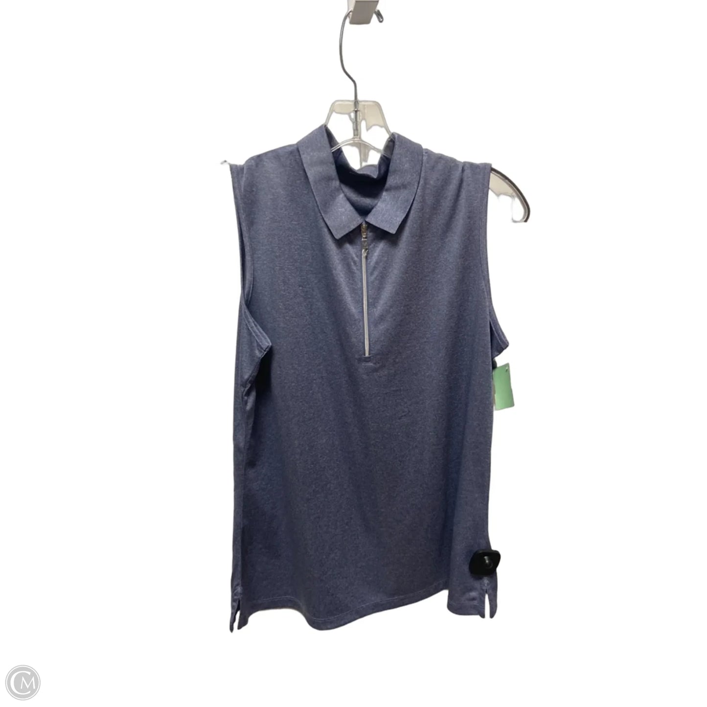 Athletic Tank Top By Callaway In Blue, Size: L