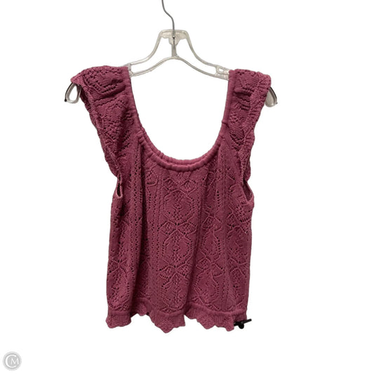 Top Sleeveless By Lucky Brand In Black, Size: L