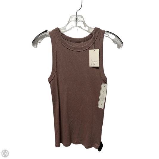 Top Sleeveless By A New Day In Purple, Size: M